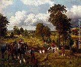 England Paintings - The garden of England by George William Mote